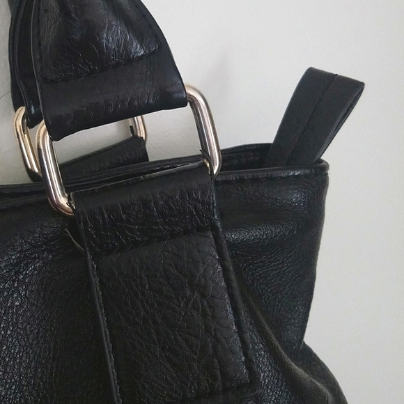 Black Modern Rebel Rectangular Zipper Bag - Picture 9 of 11